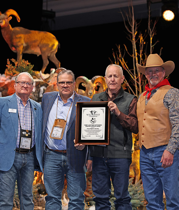 Texas Bighorn Society accepting 2026 Tommy Caruthers Outstanding Chapter & Affiliate Award winners